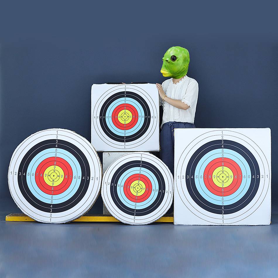 60 degrees 6cm in diameter of a rounded arrow target